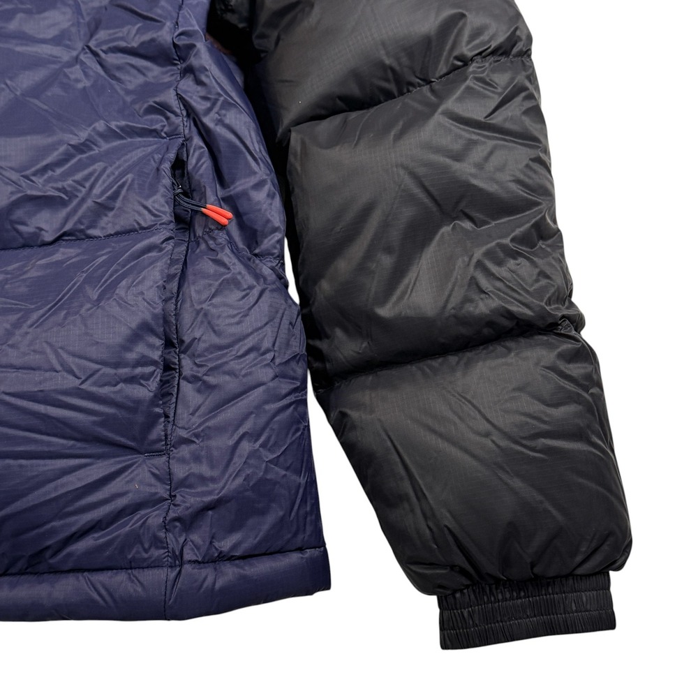 Cotopaxi Solazo Hooded Down Jacket Womens Small Black Maroon Navy Blue Puffer - Picture 11 of 13